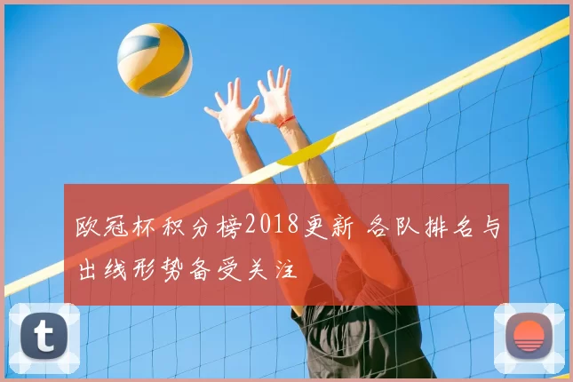欧冠杯积分榜2018更新 各队排名与出线形势备受关注