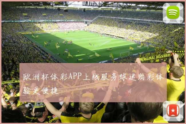 欧洲杯体彩APP上线服务球迷购彩体验更便捷